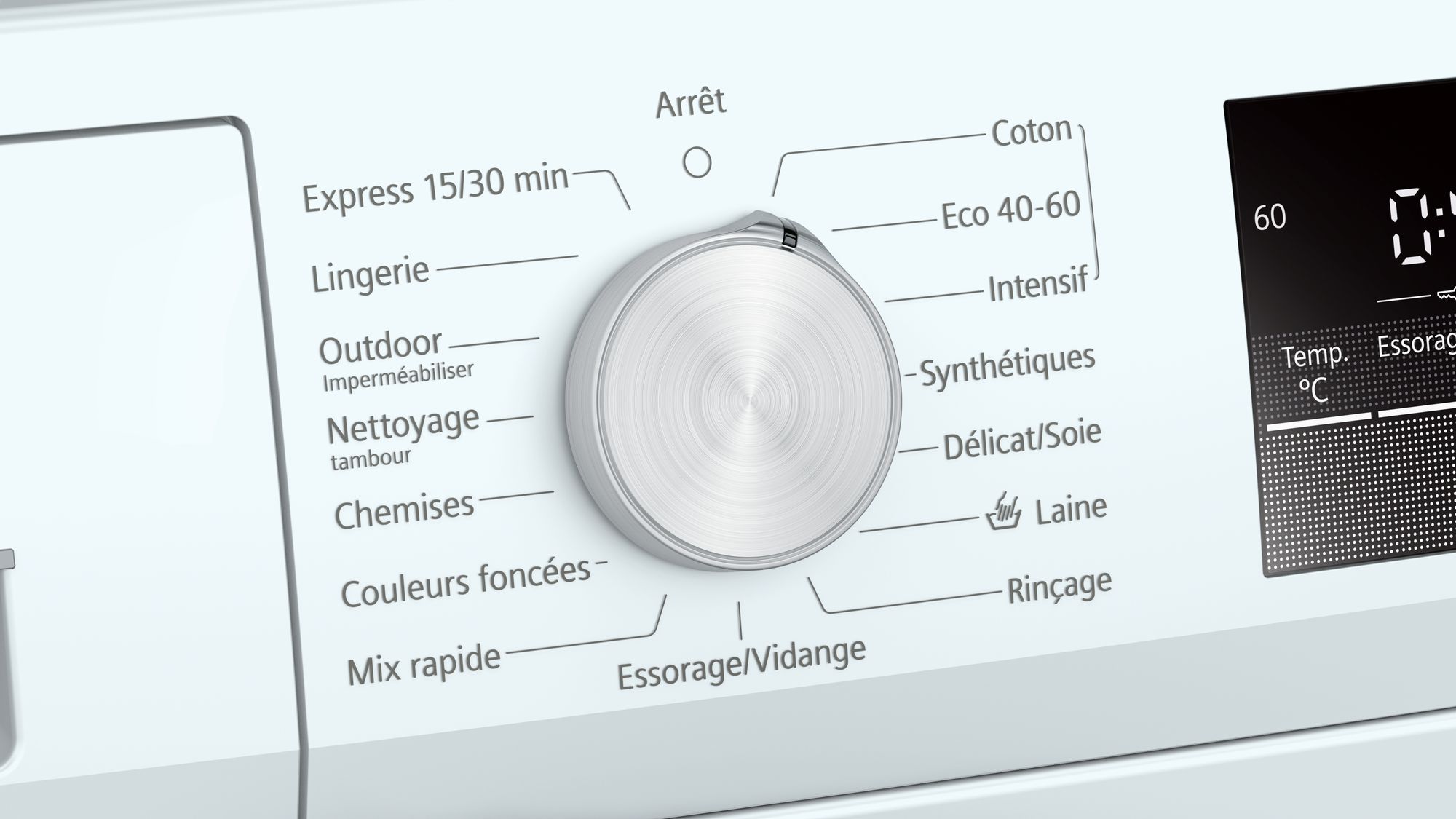 Lave-linge professionnel iSensoric Wm12n108ff IQ300 - BSH électroménager - 1200 trs/min avec moteur à induction iQdrive_1