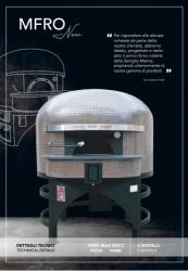 Four à pizza rotatif Mannaforni MFRO100DL - Capacité 6-7 pizzas - AVPN_1