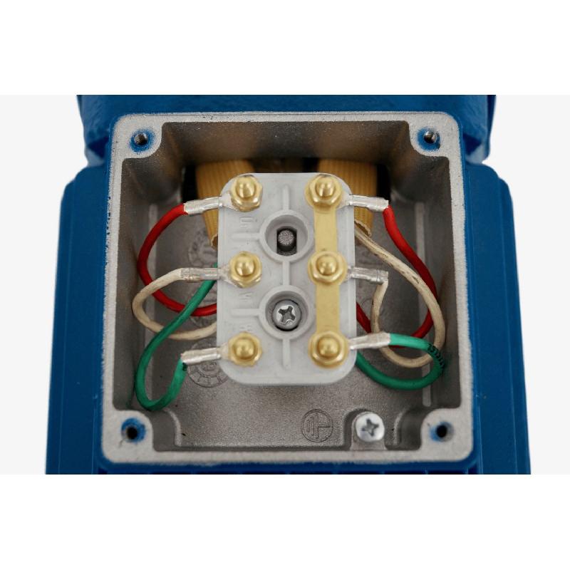 Pompe centrifuge horizontale 380V 3kW/4CV - Laiton - Corps en fonte avec brides filetées_1