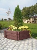 Vinca - Bacs à fleurs hexagonaux Hahn - Diamètre extérieur de 88 à 166 cm, hauteur ajustable_1