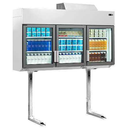 Armoire de congélation murale blanche pour supermarché - 628 L | Tefcold - MTF210_1