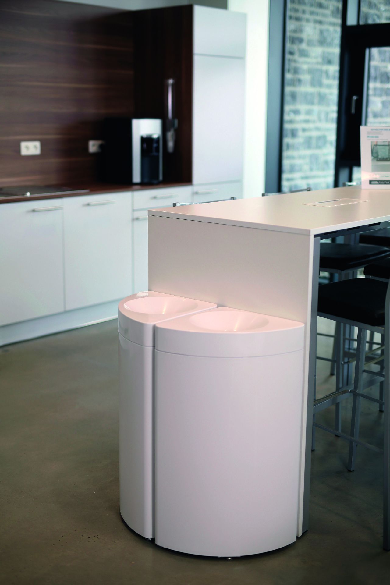 Collecteur modulaire demi-cercle anti-feu 36L inox_1