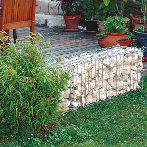 Gabion - 100x50x30 cm - Mailles 100x25 mm - ALKERN_1