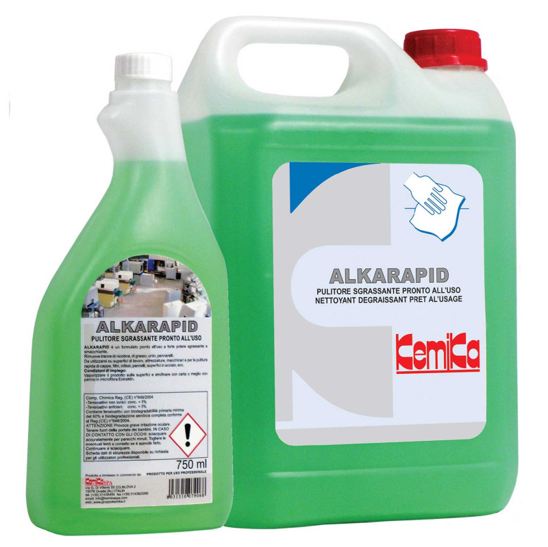 Kemika alkarapid nettoyant degraissant et detachant multiusage pae flacon de 750ml+pistolet_1