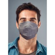 Mask1pnoirvichy - masque en tissu - VDM - sans couture centrale - 100% coton - triple épaisseurs - lavable à 60 degrés_2