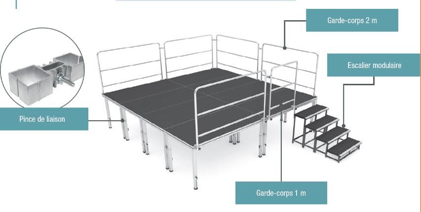 Podium evolution - Montage très simple et très rapide_1