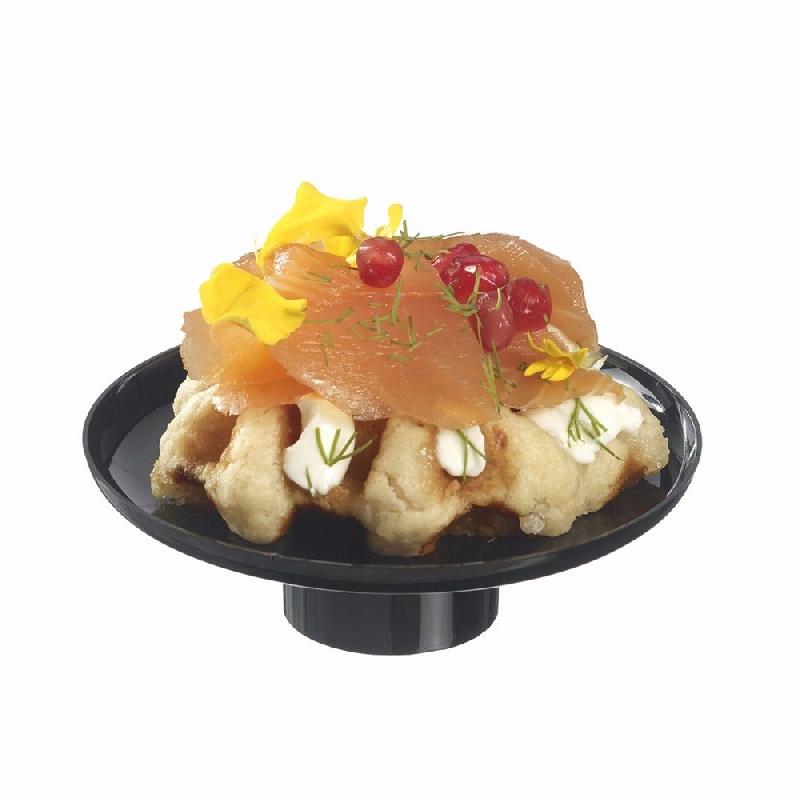 Podium Odysée pour plateau de service PS Ø9xH2,8cm noir - par 100_1