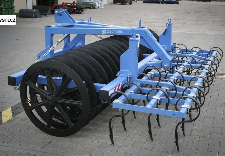 Rouleau agricole - Zagroda - Tasse avant en portée fixe avec Fonte Campbell Ø 700 mm_1