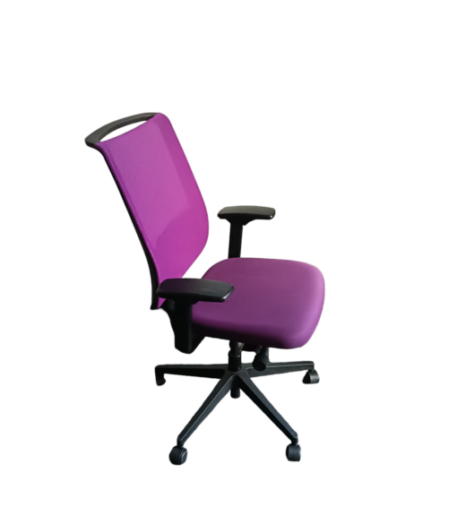 Fauteuil de Bureau Steelcase Reply Air Violet Mystique d'occasion - Mesh aéré et ergonomique_1