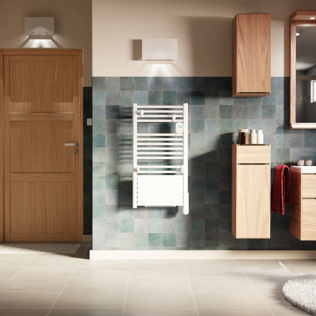 EZYBAIN boost Radiateur sèche serviettes 750 + 1000W Blanc - Intuis - M172416_1