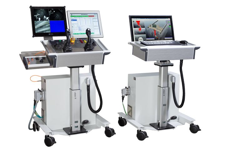 Telbot® - pupitre de commande connecté par câble - Walischmiller Engineering GmbH - écran, joysticks ou interrupteurs à manette_1