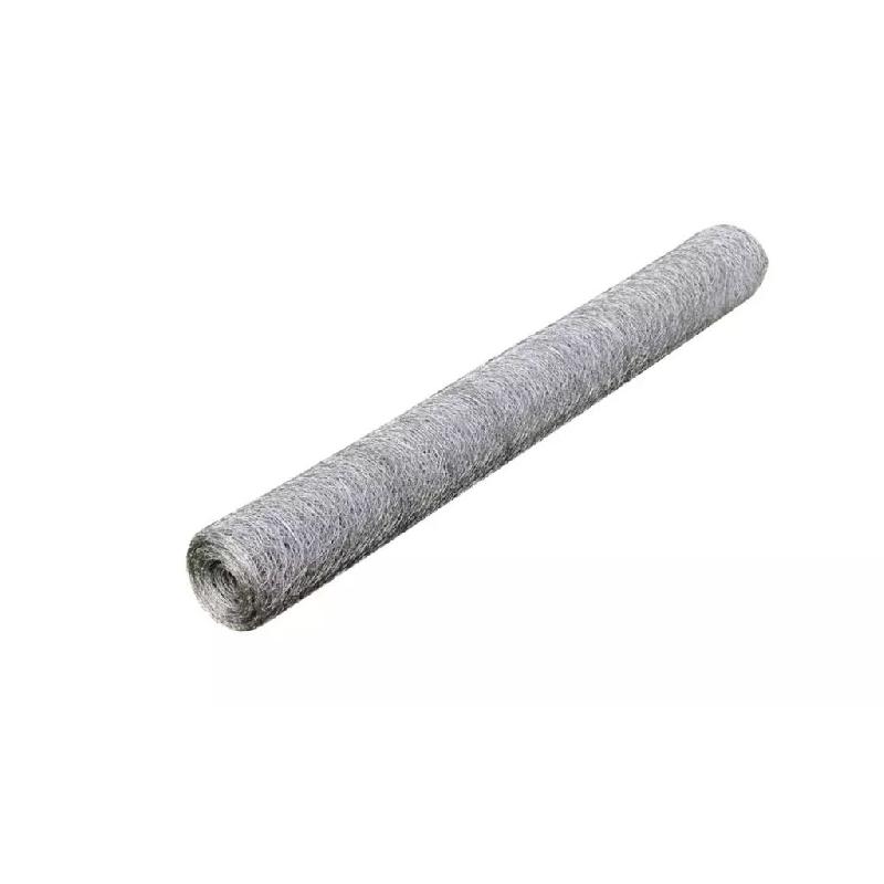 Vidaxl grillage pour volière acier galvanisé 25 x 1 m argenté 140424_1