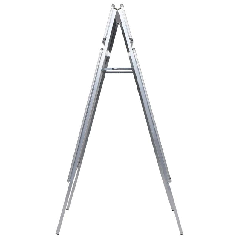 Vidaxl support d'affiche a1 avec en-tête pour clients aluminium 51202_1