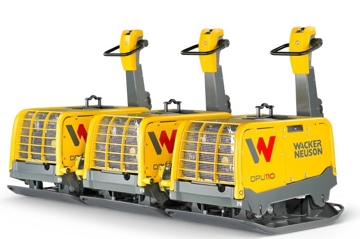 Jeu d'attelage plaque vibrante réversible - wacker neuson - force centrifuge 330 kn_1