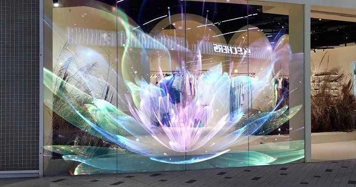 Ecran Vitrine Led transparent_1