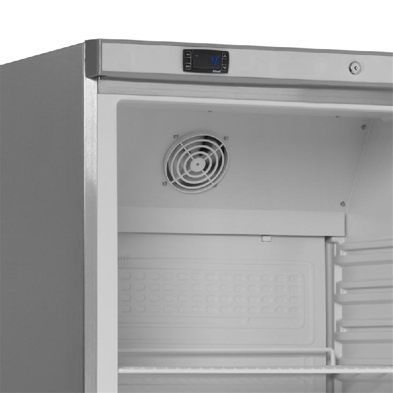 Réfrigérateur vitré GN2/1 - gamme UR-SG en inox avec porte vitrée réversible et froid brassé_1