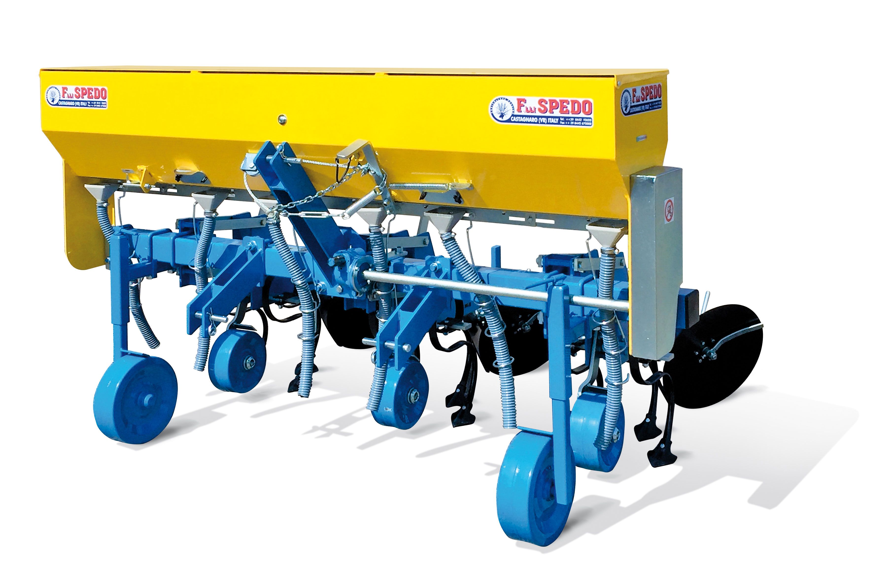 Vibro butteuse polyvalente pour cultures, adaptée à 1 à 4 rangs