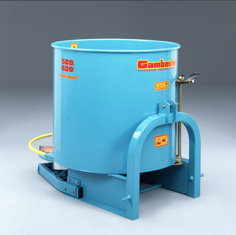 Distributeur d'engrais Gamberini SCO 600/P - Occasion - Trémie cylindrique, 600 L, épandage centrifuge_1