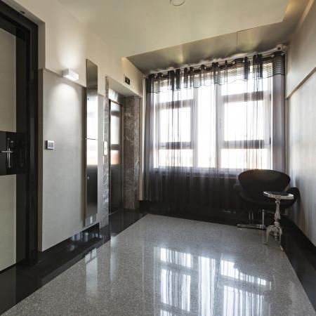 Applique murale Iona LED SMD AC 13W 3000K noir - 1200 lumens - IP44 - Aluminium et verre_1