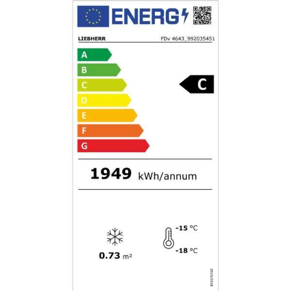 Armoire réfrigérée négative vitrée de présentation - Ventilée - 307 L | Liebherr - FDv 4643_1