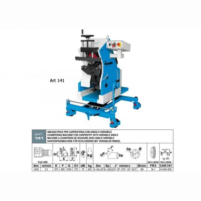 Chanfreineuse à angle variable ACETI - Neuf - Puissance moteur jusqu'à 3 kW - Chanfreins jusqu'à 30 mm - Angles de 22,5° à 52,5°_1