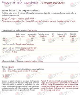 Fours à sole compact - az-fasc_1