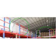 Mezzanine industrielle - Guangzhou Maobang Storage Equipment - supportée par rack moyen, structure métallique pour entrepôt_1