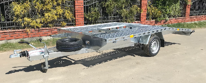 Porte voiture plateau avec charge utile de 1400 kg