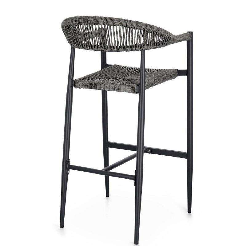Tabouret de bar Jandia anthracite SA26/gris 53 x 56 x 105 cm -par 4_1