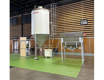 Trémie mobile de stockage de granulés sortie Ø320 - Trémie'Box_1