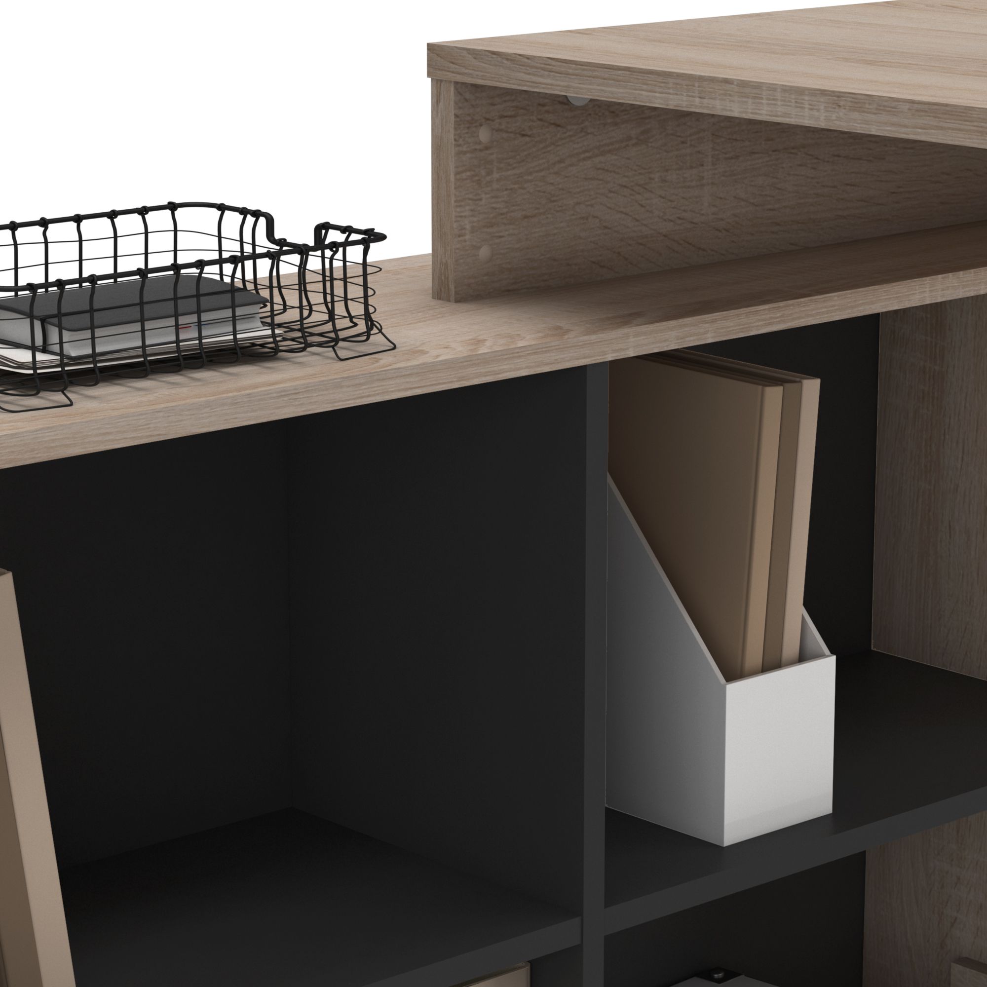 137300 - corner - bureau d'angle - demeyere - angle réversible droite/gauche_1