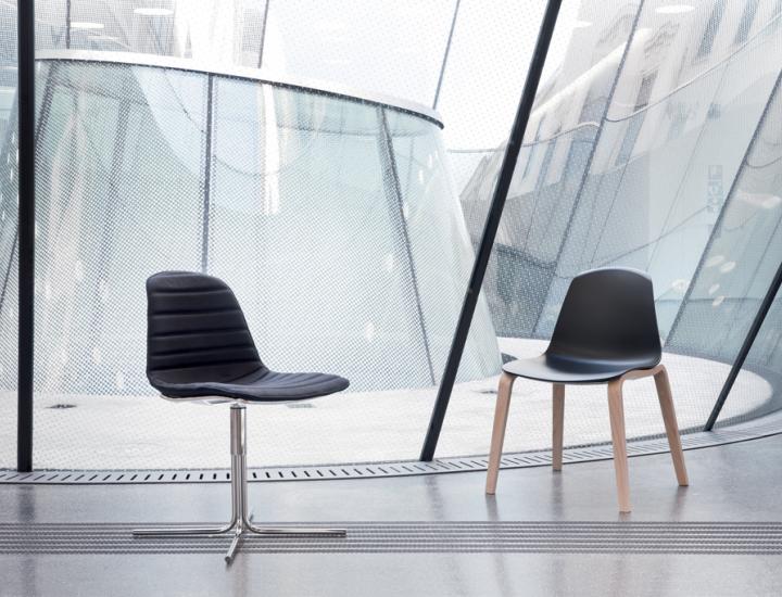 Chaise polyvalente: bureau, salle d'attente - EPOCA - Ref : 4EPFN02_1