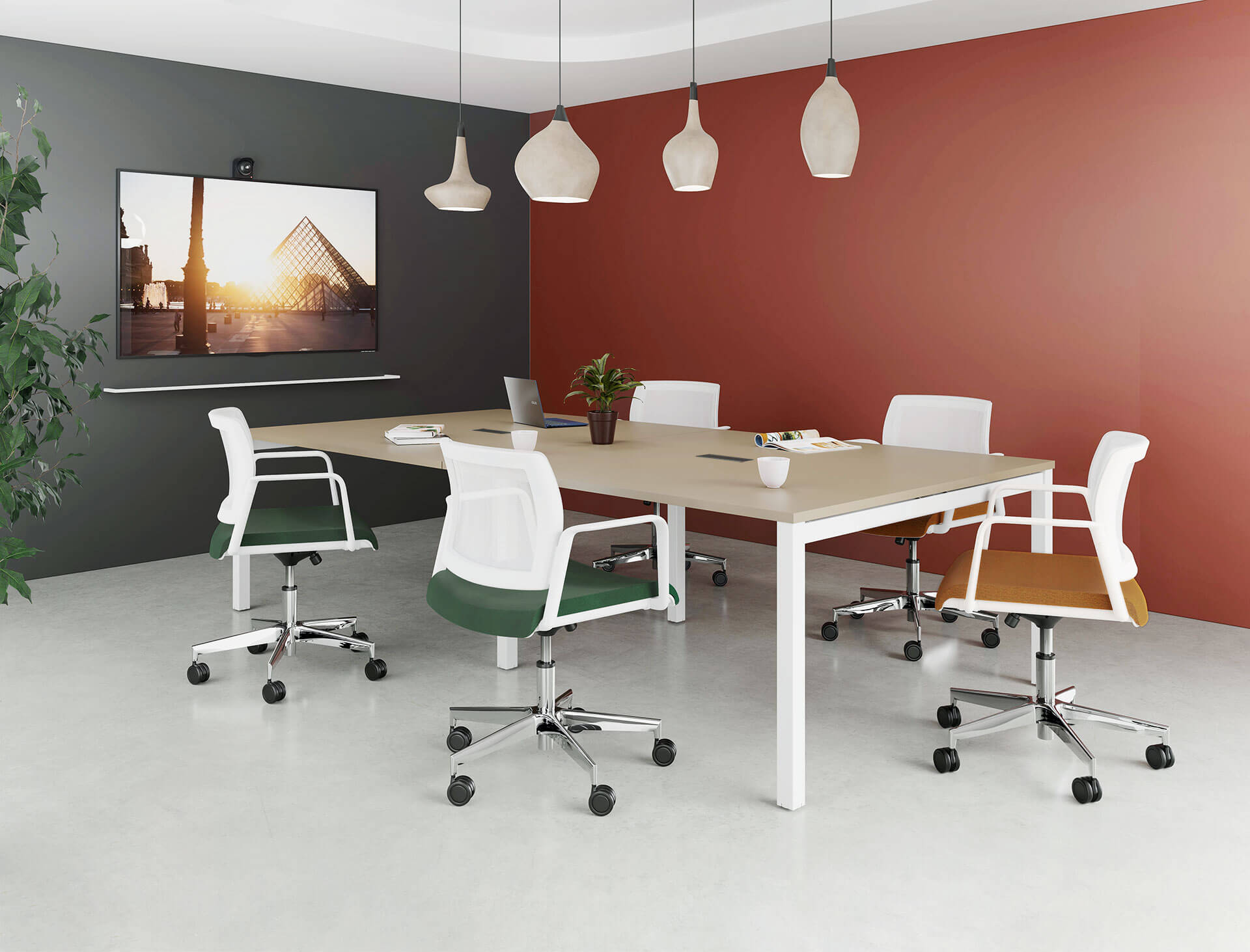 Fauteuil de réunion confortable et robuste - SWANY - Haut de gamme, design soigné, personnalisable_1