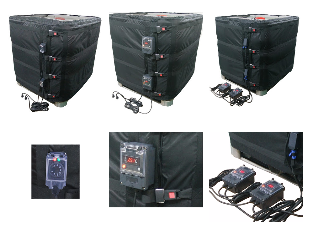 Réchauffeur pour IBC 1000 litres - boîtier IP65 - thermostat électronique - température réglable_1