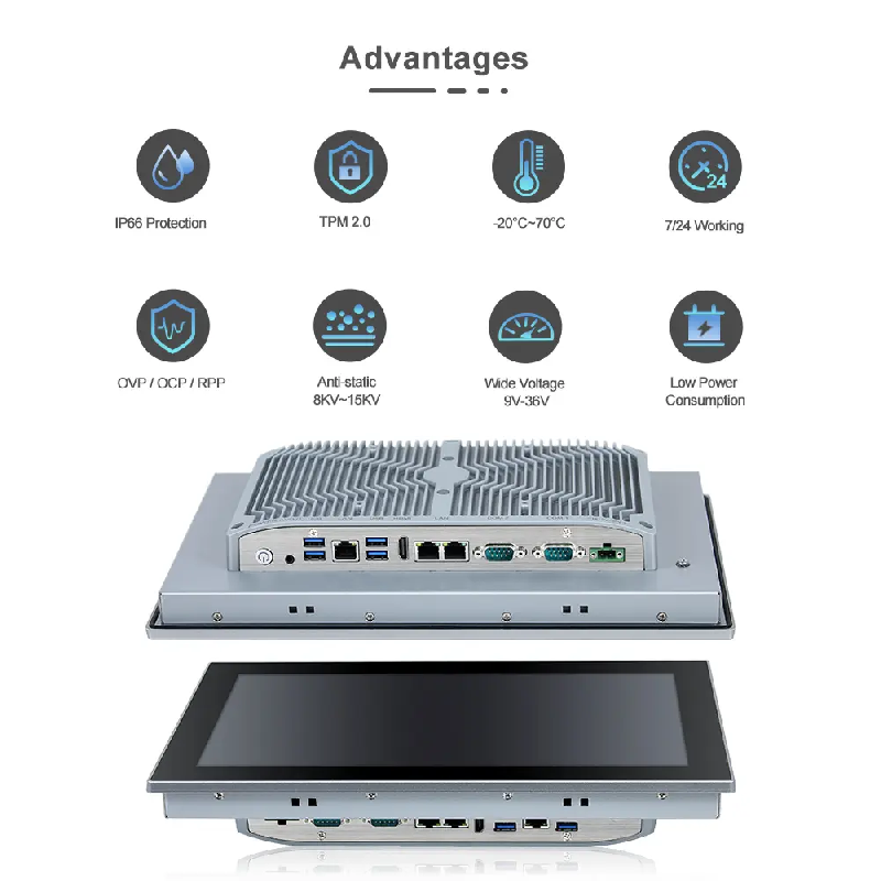 Panel PC industriel fanless 13.3