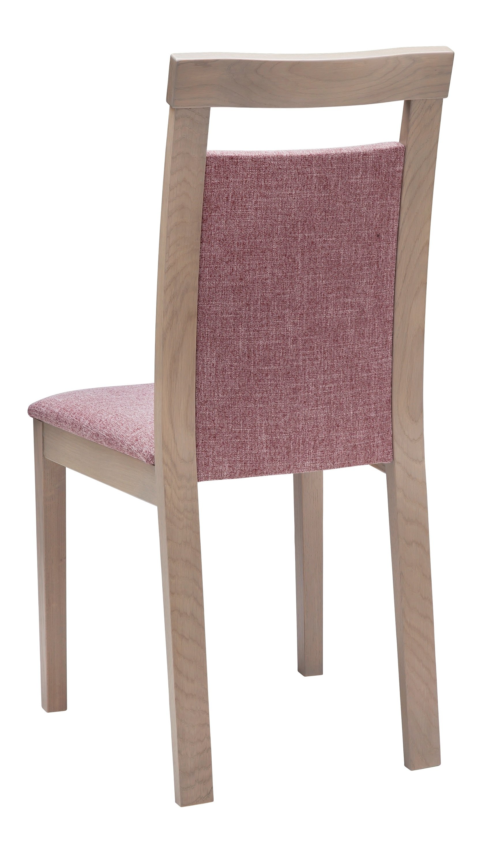 Chaise Coraly en bois massif - modèle moderne en chêne avec dossier garni et finitions personnalisables_1