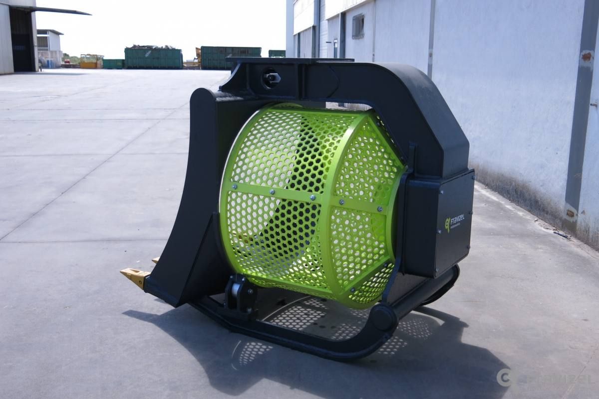 Godet cribleur rotatif Fravizel - poids de 1300 à 2000 kg - Réf. 20_1