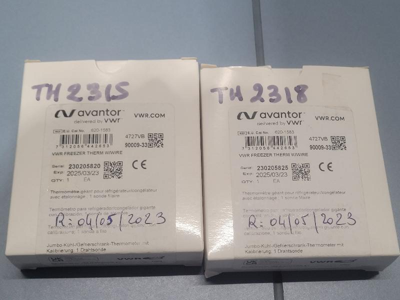 Lot de 2 thermomètres électroniques VWR Traceable Plus -50°C à 70°C_1