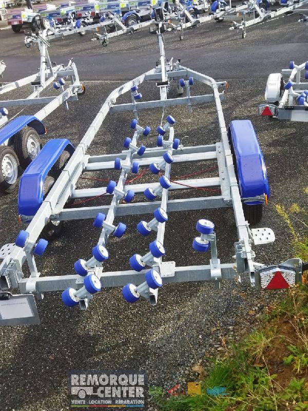 Porte bateau multi-rouleaux GALAXY -GD18 / G2702 - PTAC : 3500 Kg - 2 essieux - Sun Way_1