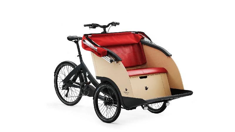 Triporteur électrique Triobike Taxi - moteur pédalier Brose et boîte Enviolo CA, 501 Wh, 250 W_1