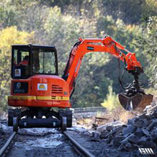 Benne preneuse Série GMVT2 P - capacité de 220 à 470 litres - pour travaux sur voies ferroviaires_1