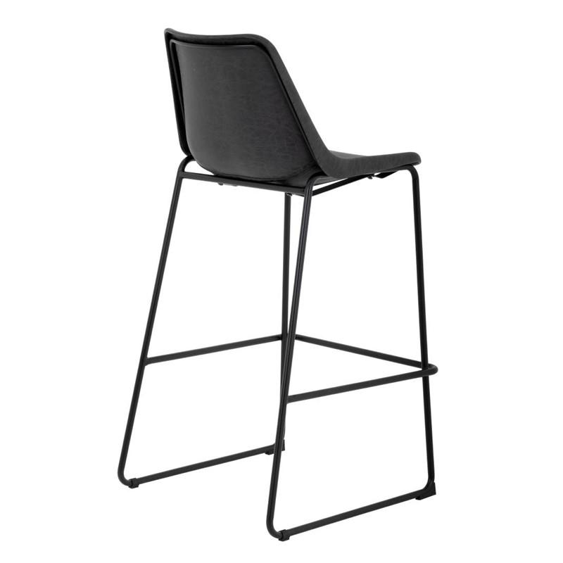 Tabouret haut Rodeo noir | Bolero - FB883_1