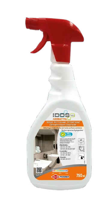 Acidobact nettoyant detartrant desinfectant sanitaire ph:2,25 vapo de 750ml_1