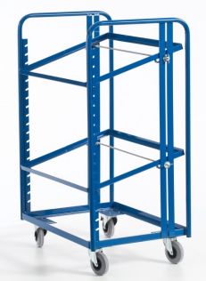 Chariot porte bac - Kalidesk - 200 kg - Norme Europe - CC001-0466_1