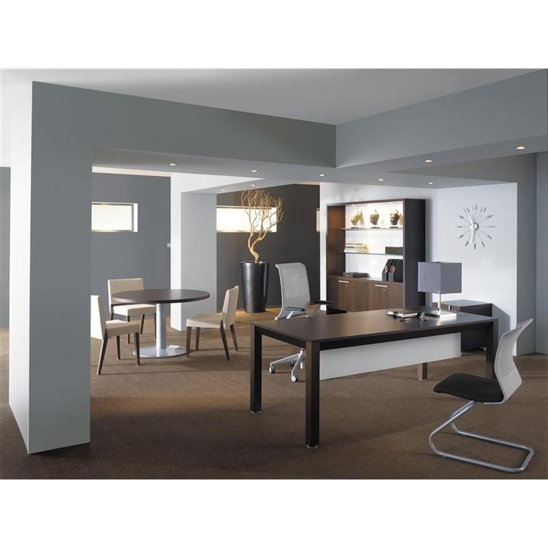 Table de bureau directionnelle Kalos de 180 ou 200 cm, design contemporain