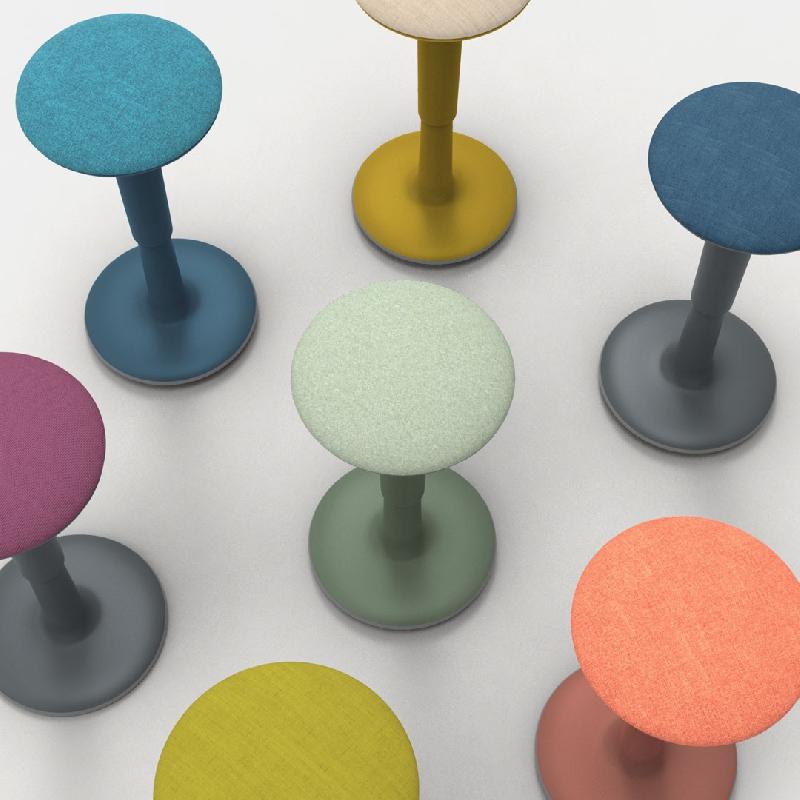 Tabouret de bureau ergonomique DOT - Bleu 810_1