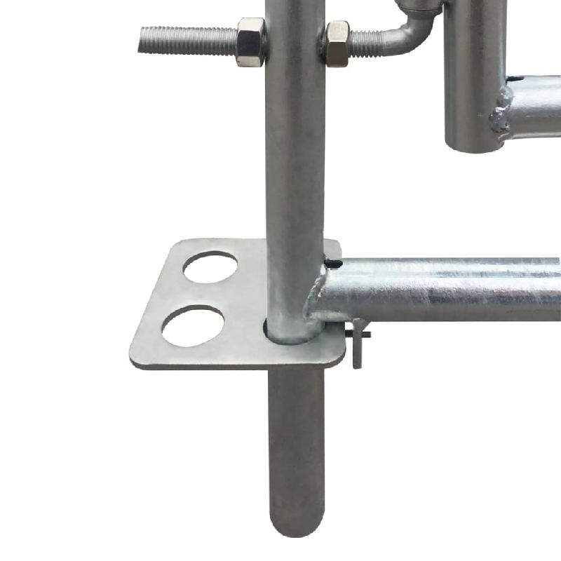 Vidaxl bergerie 4 panneaux acier galvanisé 183 x 183 x 92 cm 141815_1