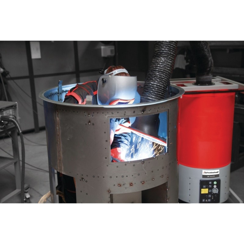 Aspirateur de fumées de soudure Schweisskraft SRF SmartFil - 1800031 - Compact et performant avec bras d'aspiration 3 m_1