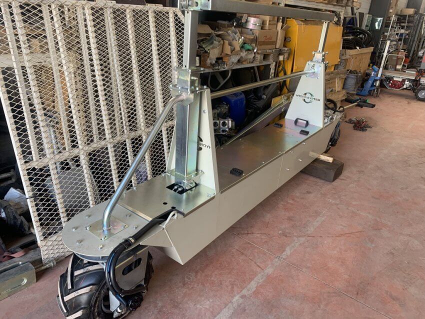 Chariot hydroscooters - électrique, robuste et compact pour charges lourdes et pose souterraine_1