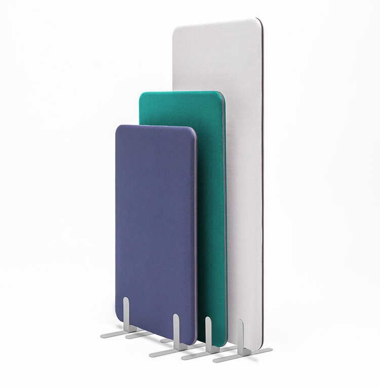 Cloison de bureau SONIC - système acoustique performant (classe A) - design épuré et coloré_1